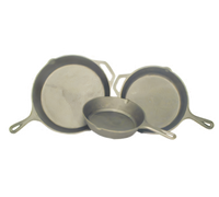 Admiral Craft Equipment Corp. CIF-12 Mini Cast Iron Presentation Cookware Case of 8