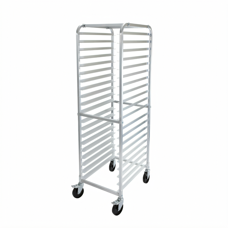 Product image #1 for Winco Full-Height Mobile Aluminum Sheet Pan Rack, 20 Full-Size / 40 Half-Size Pan Capacity