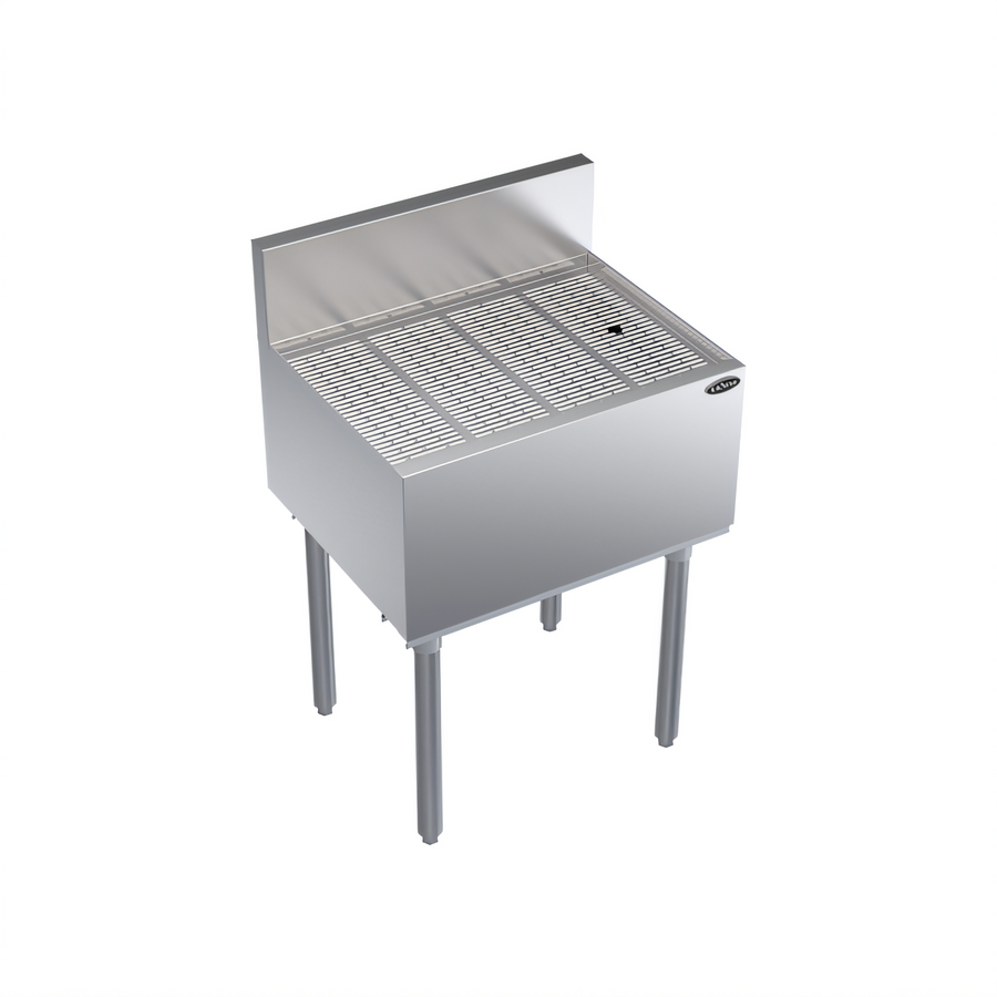 Product image #1 for Krowne Royal Series 24 Inch Freestanding Underbar Drainboard with 6 Inch Splash