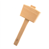Barfly Beech Wood Ice Mallet, 13-1/2 Inch Overall Length, Natural Finish