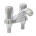Thumbnail image #1 for BK Resources 4-Inch Deck-Mounted Lead Free Hot and Cold Metering Faucet