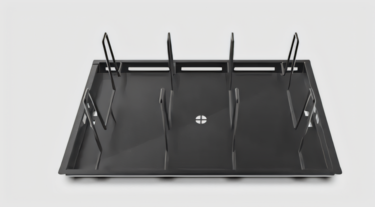 Product image #1 for UNOX POLLO.BLACK GN 1/1 Stainless Steel Chicken Grid, Holds 8 Chickens