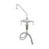 Thumbnail image #1 for T&S Brass Low-Lead Double Pantry Single-Hole Deck-Mount Mixing Faucet with 12-Inch Swing Nozzle