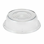 Thumbnail image #1 for Cambro Camwear® Camcover® 806CW152 Clear Round Polycarbonate Plate Cover, 8-7/16" Diameter, 2-11/16" High Case of 12