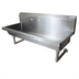 Thumbnail image #1 for BK Resources Two Station Wall Mounted Stainless Steel Hand Wash Sink, 60 Inch