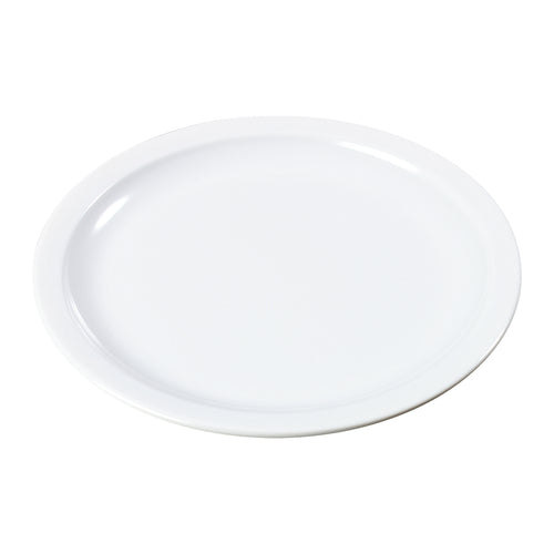 Product image #2 for Kingline™ 5.5-Inch Round Bread & Butter Plate, Narrow Rim, White Melamine