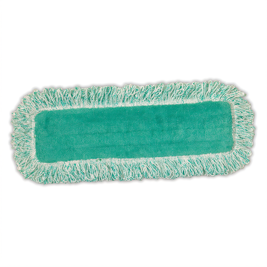 Product image #1 for Economy Microfiber Dust Mop Head with Fringe, Green