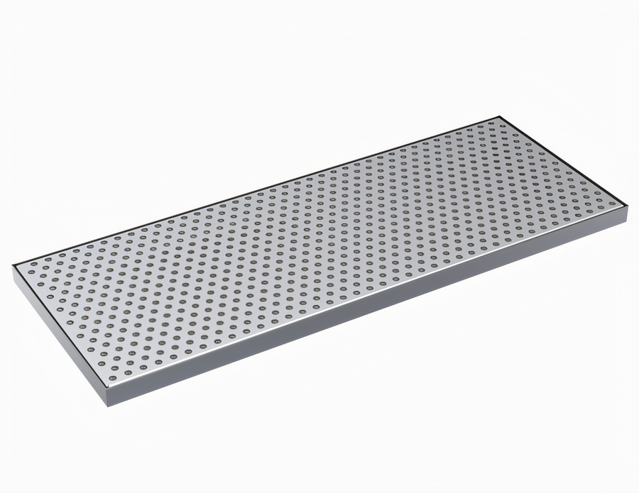Product image #1 for Krowne 21" x 8" Brushed Stainless Steel Drip Tray