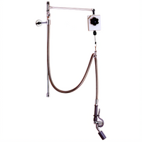 T&S Brass Pre-Rinse Faucet Retrofit Kit with 24-Inch Riser, 6-Inch Wall Bracket, 68-Inch Hose and 0.65 GPM Spray Valve