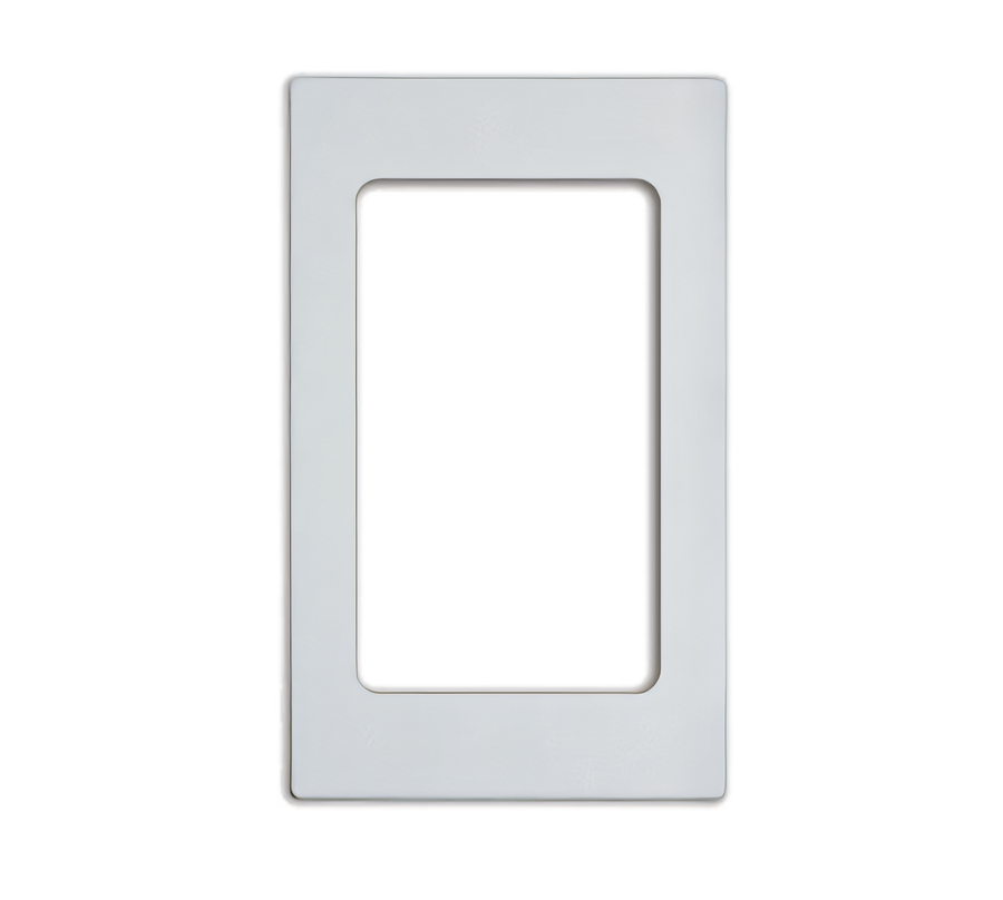 Product image #1 for Miramar White Stone 3/4-Size Rectangle Decorative Pan Template