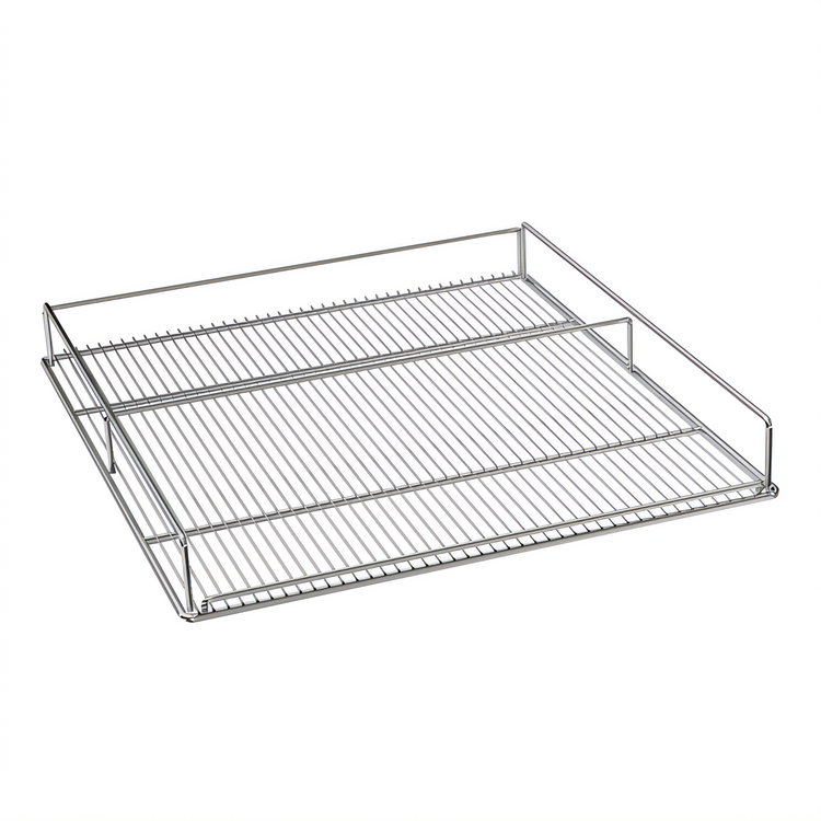 Product image #1 for Beverage-Air Flat Chrome Wine Rack Accessory for MMR49, Holds 12 Bottles