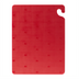 Thumbnail image #1 for Cut-N-Carry 15 x 20 x 1/2-Inch Red Co-Polymer Cutting Board with Food Safety Hook