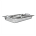 Thumbnail image #1 for Winco Get-A-Grip Full-Size Stainless Steel Chafing Dish Pan, 8 Qt., 2 Inch Deep, With Handles