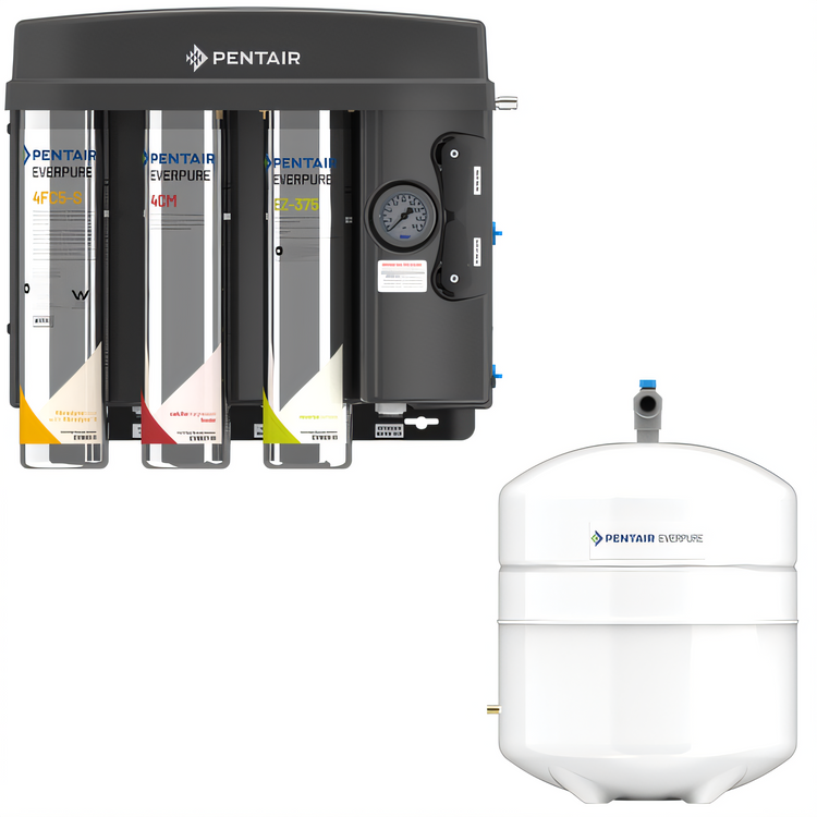 Product image #1 for Everpure EZ-RO 375 GPD Non-Electric Reverse Osmosis Water Treatment System with 2-Gallon Tank
