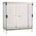 Thumbnail image #1 for Metro Super Erecta Stainless Steel Stationary Security Cage with Sliding Doors, Fits 24 x 60 Shelves