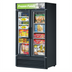 Thumbnail image #1 for Turbo Air Super Deluxe Two-Section Self-Contained Glass Door Merchandiser Freezer, 28.44 Cu. Ft., Bottom-Mount Compressor, 115V