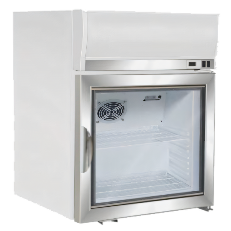 Product image #1 for Maxx Cold X-Series Countertop Reach-In Freezer Merchandiser, One Section, 2.6 Cu. Ft., Triple-Pane Glass Door, White