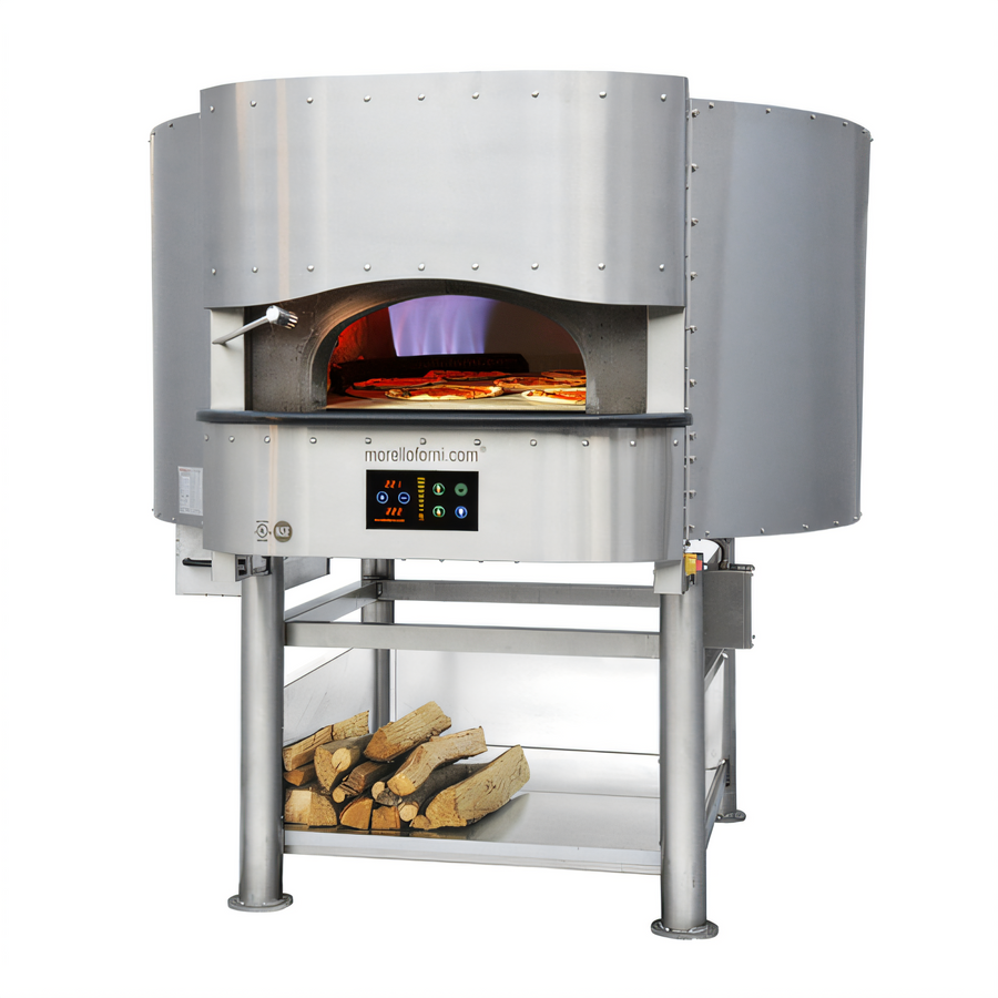 Product image #1 for Morello Forni PG100 Gas-Fired Round Pizza Oven with Stand Base, 39-Inch Inside Cooking Diameter