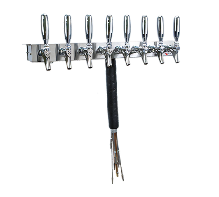 Product image #1 for Micro Matic 8-Faucet Underbar Glycol-Cooled Draft Beer Dispenser