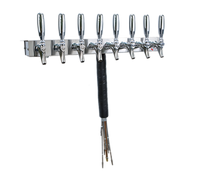 Micro Matic 8-Faucet Underbar Glycol-Cooled Draft Beer Dispenser