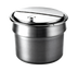 Thumbnail image #1 for 11 Qt Round Bain Marie Inset with Hinged Lid