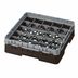 Thumbnail image #2 for Camrack Full Size 25-Compartment Glass Rack with Soft Gray Extender, Brown