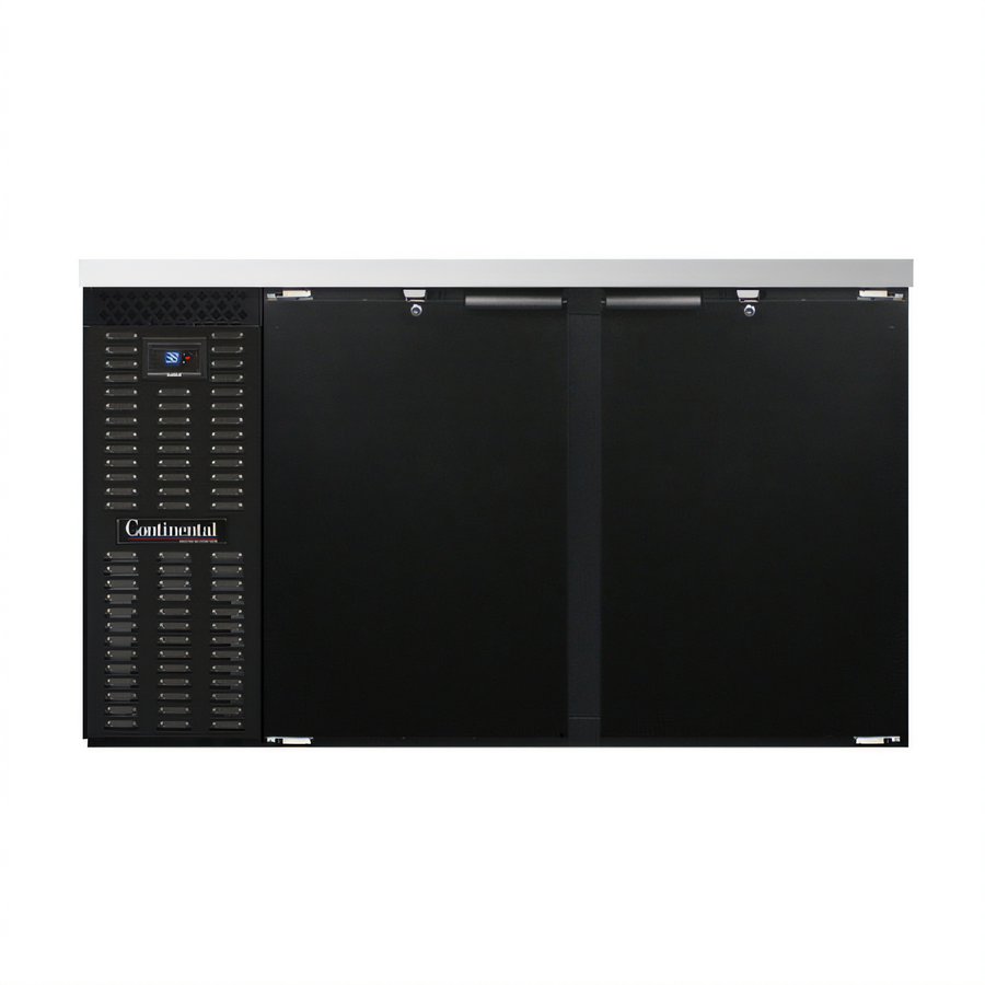 Product image #1 for Continental Refrigerator BB59SN 59" Shallow Depth Two-Door Back Bar Cooler