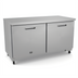 Thumbnail image #1 for Kelvinator Commercial 61-Inch Two-Section Undercounter Refrigerator, 15.5 Cu. Ft., Solid Doors, Rear-Mounted Self-Contained Refrigeration