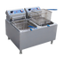 Thumbnail image #1 for Globe PF32E Dual Tank Electric Countertop Fryer, 32 lb. Oil Capacity