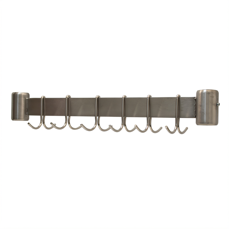 Product image #1 for Advance Tabco UB-30 Leg-Mounted Stainless Steel Pot Rack with 6 Double-Prong Hooks