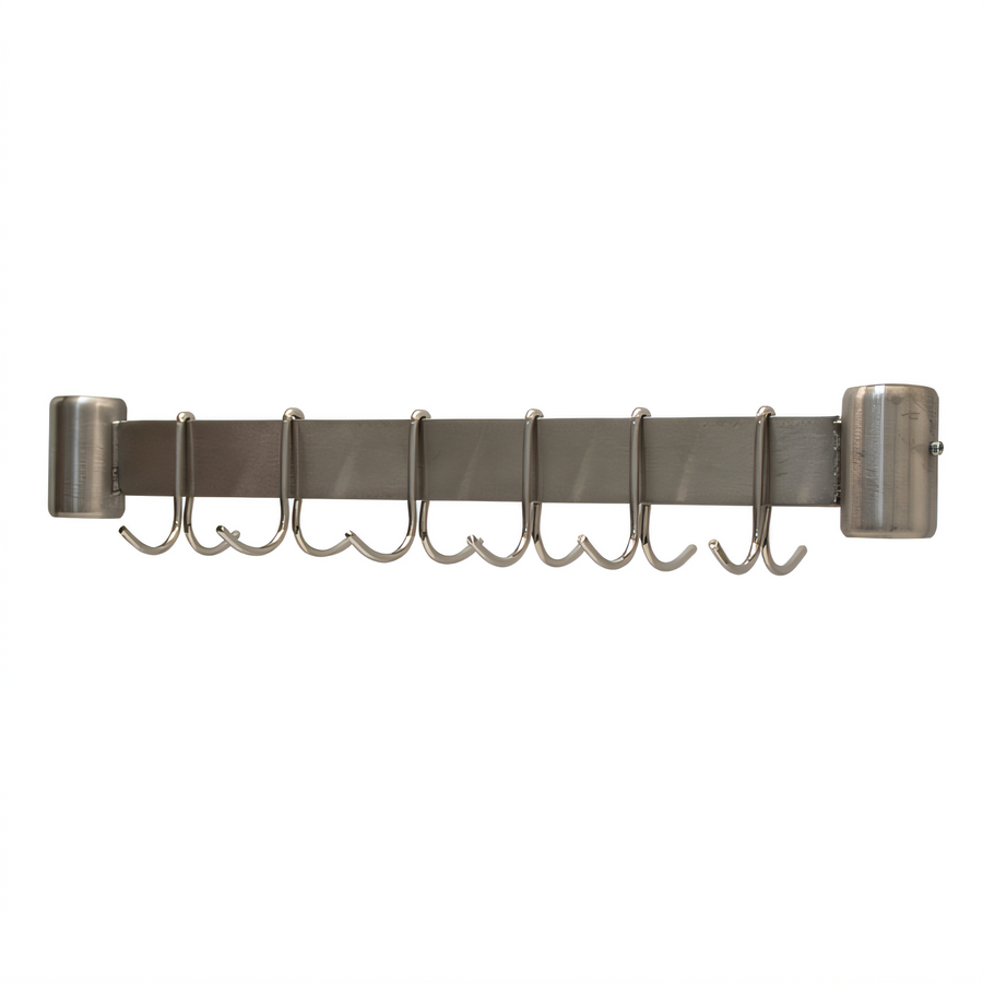 Product image #1 for Advance Tabco UB-30 Leg-Mounted Stainless Steel Pot Rack with 6 Double-Prong Hooks