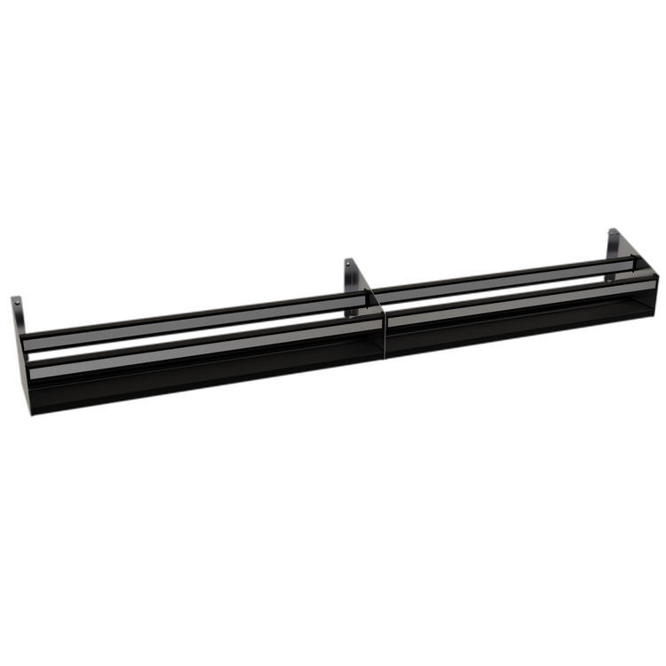 Product image #1 for Glastender 83-Inch Double Speed Rail, Stainless Steel, Open Step-and-Rail Design