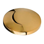 Thumbnail image #1 for Micro Matic USA D12-PVD Beer Dispensing Tower Cap, 3-inch Brass Finish