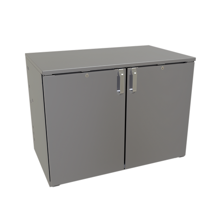 Product image #1 for Glastender C1RL40 One-Zone Remote Low-Profile Back Bar Cooler, 40 Inch, 2-Section