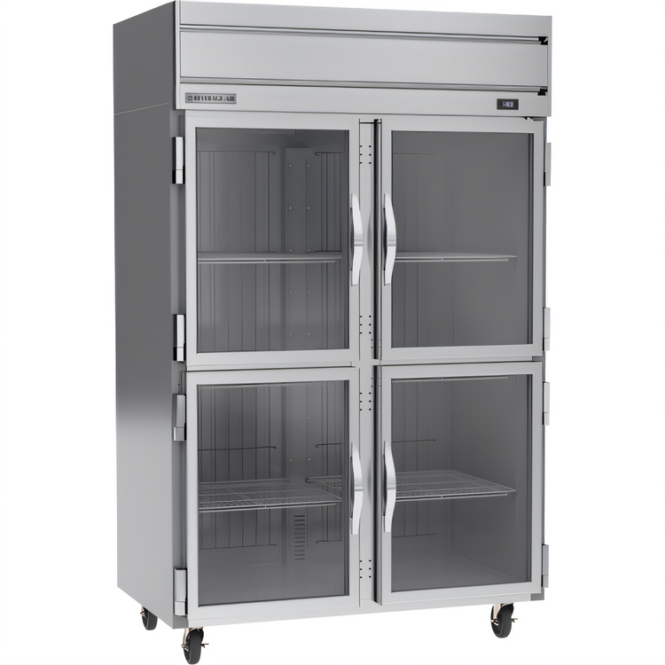 Product image #1 for Beverage-Air Horizon Series Two-Section Reach-In Freezer with 4 Half-Glass Doors