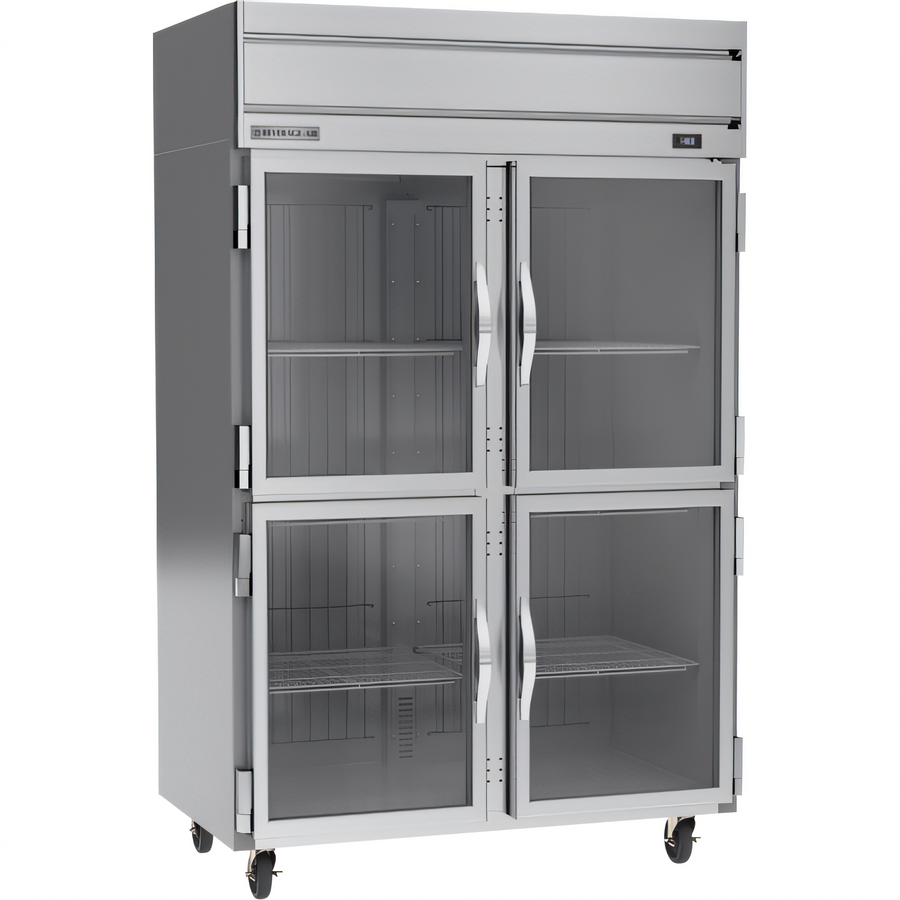 Product image #1 for Beverage-Air Horizon Series Two-Section Reach-In Freezer with 4 Half-Glass Doors