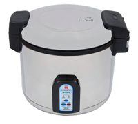 RiceMaster 30-Cup Uncooked Electronic Countertop Rice Cooker/Holder