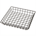 Thumbnail image #1 for American Metalcraft 12-Inch Square Black Iron Wire Grid Serving Basket