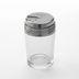 Thumbnail image #1 for American Metalcraft 6 oz. Contemporary Clear Glass Red Pepper & Cheese Shaker with Adjustable Dial Top