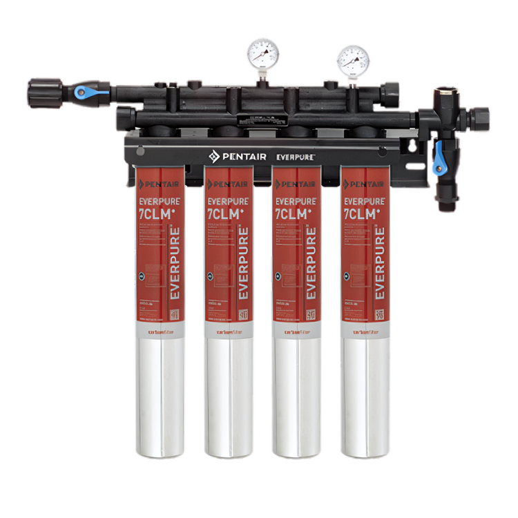 Product image #1 for Everpure QC7I Quad-7CLM+ High-Capacity Quick-Change Fountain Chloramines Reduction System