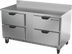 Thumbnail image #1 for Beverage-Air 60-Inch Two-Section Worktop Freezer with 4 Drawers