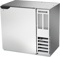 Beverage-Air 36-Inch Refrigerated Food-Rated Back Bar Storage Cabinet, One Section, Solid Door