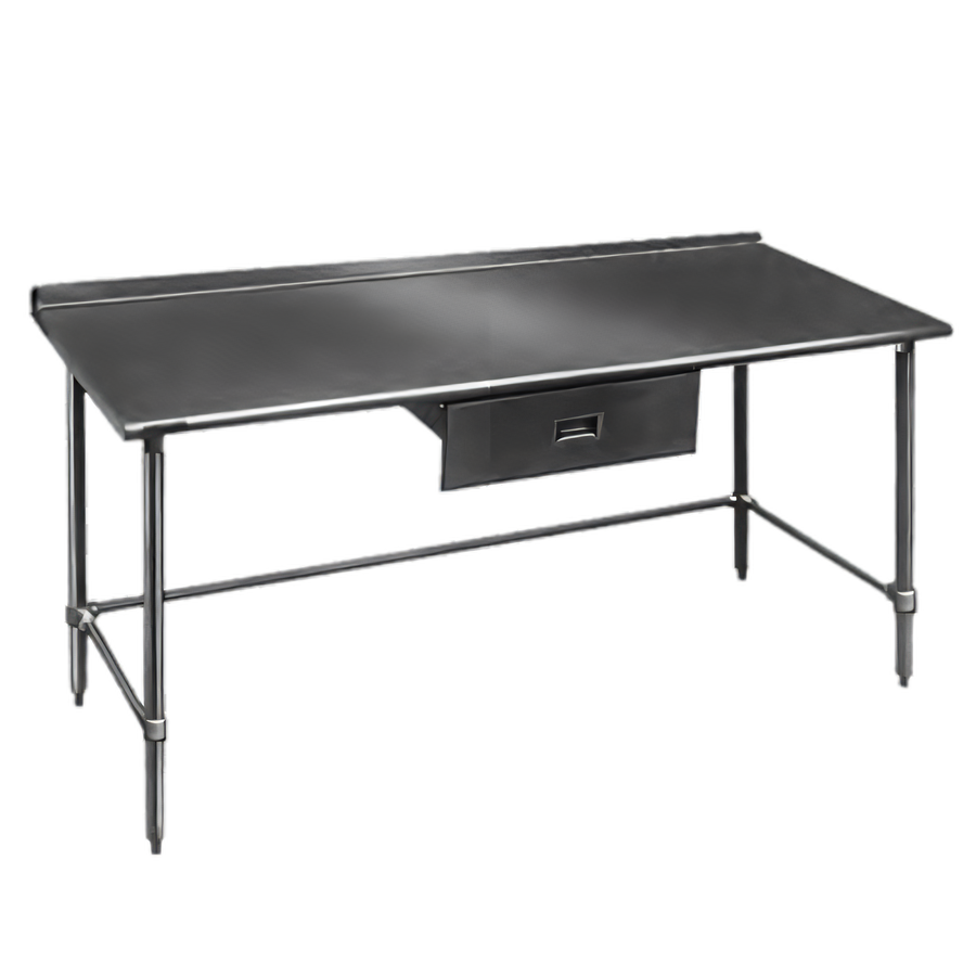 Product image #1 for Eagle Group Budget Series 30-Inch x 30-Inch Stainless Steel Work Table with 1-1/2-Inch Rear Up-Turn