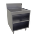 Thumbnail image #1 for Glastender 24-Inch Underbar Glass Rack Storage Unit with Drainboard Top, Open Front Base