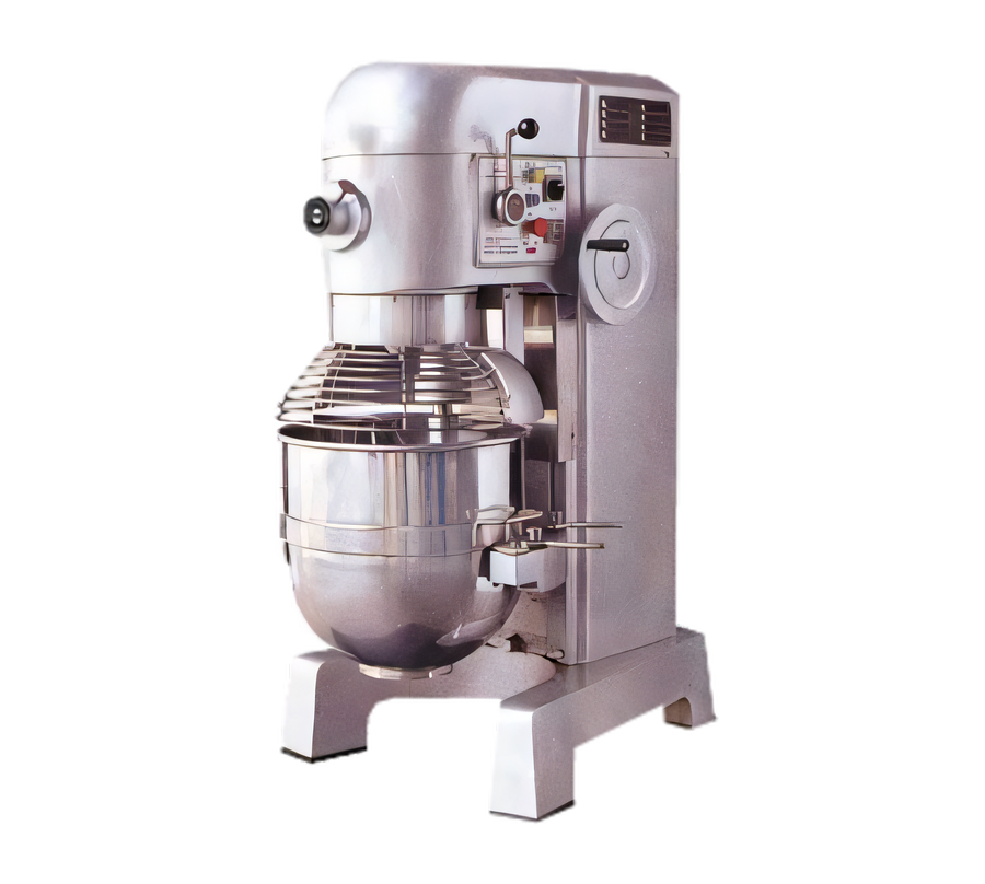 Product image #1 for Omcan USA 60 Qt 4-Speed Planetary Floor Mixer with Gear and Belt Drive, #12 Hub