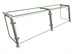 Thumbnail image #1 for Hatco Flav-R-Shield EP21-06012 Full-Service Pass-Over Sneeze Guard, 2-Bay, 60 Inch Wide
