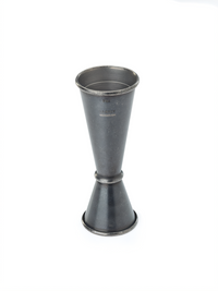 Barfly Japanese Style 1 oz. & 2 oz. Stainless Steel Jigger with Vintage Black Finish