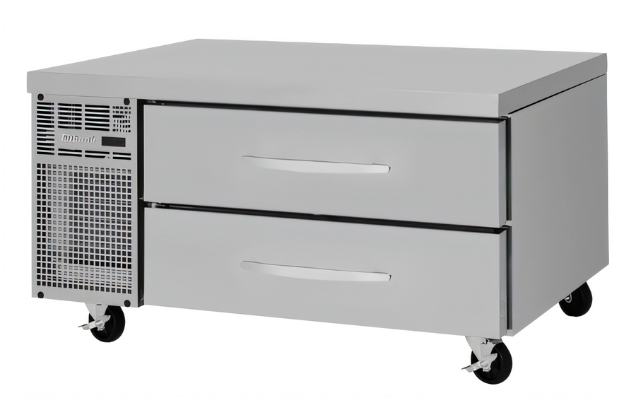 Product image #1 for Turbo Air PRO Series 48-Inch Refrigerated Chef Base with Flat Top and 2 Drawers