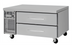 Thumbnail image #1 for Turbo Air PRO Series 48-Inch Refrigerated Chef Base with Flat Top and 2 Drawers