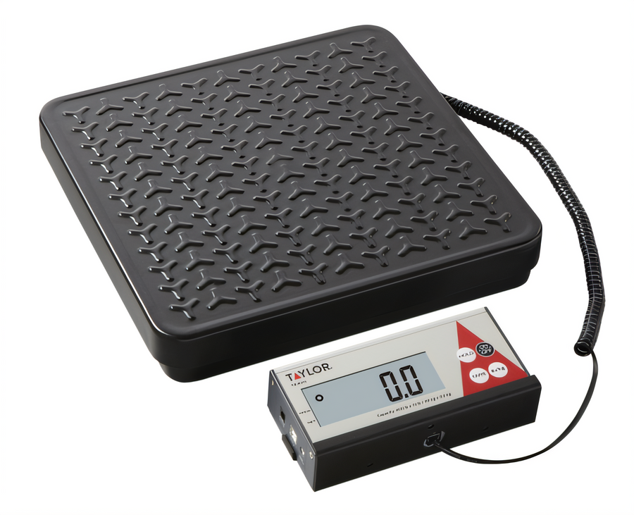 Product image #1 for Taylor Precision Digital Countertop Receiving Scale with Remote LCD Display and Steel Tread Plate Platform